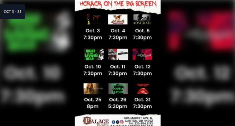 Horror on the Big Screen Movie Series