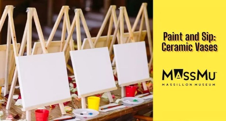 Paint and Sip: Ceramic Vases!