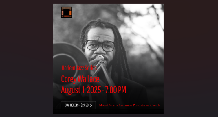 Harlem Jazz Series: Corey Williams
