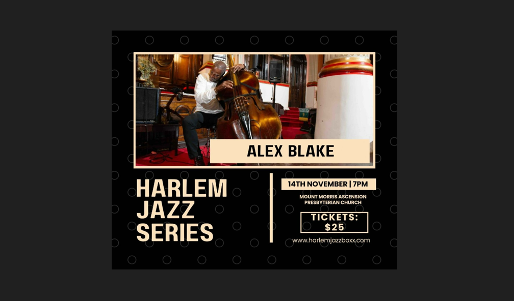 Harlem Jazz Series: Alex Blake Trio