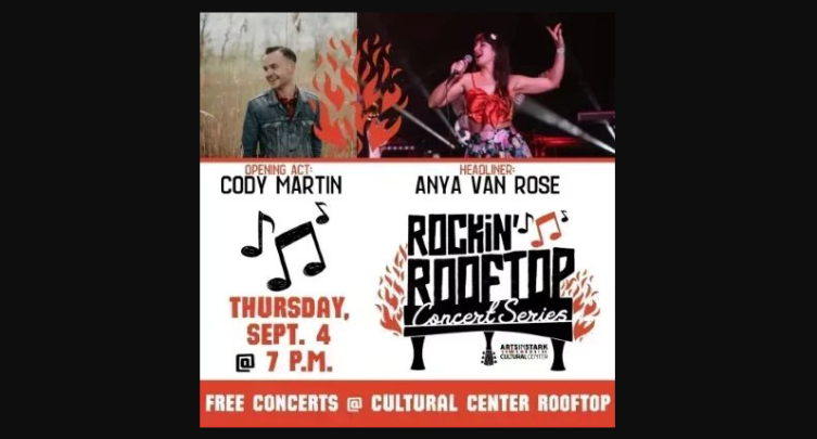 Rockin’ Rooftop Concert Series feat. Cody Martin & Anya Van Rose